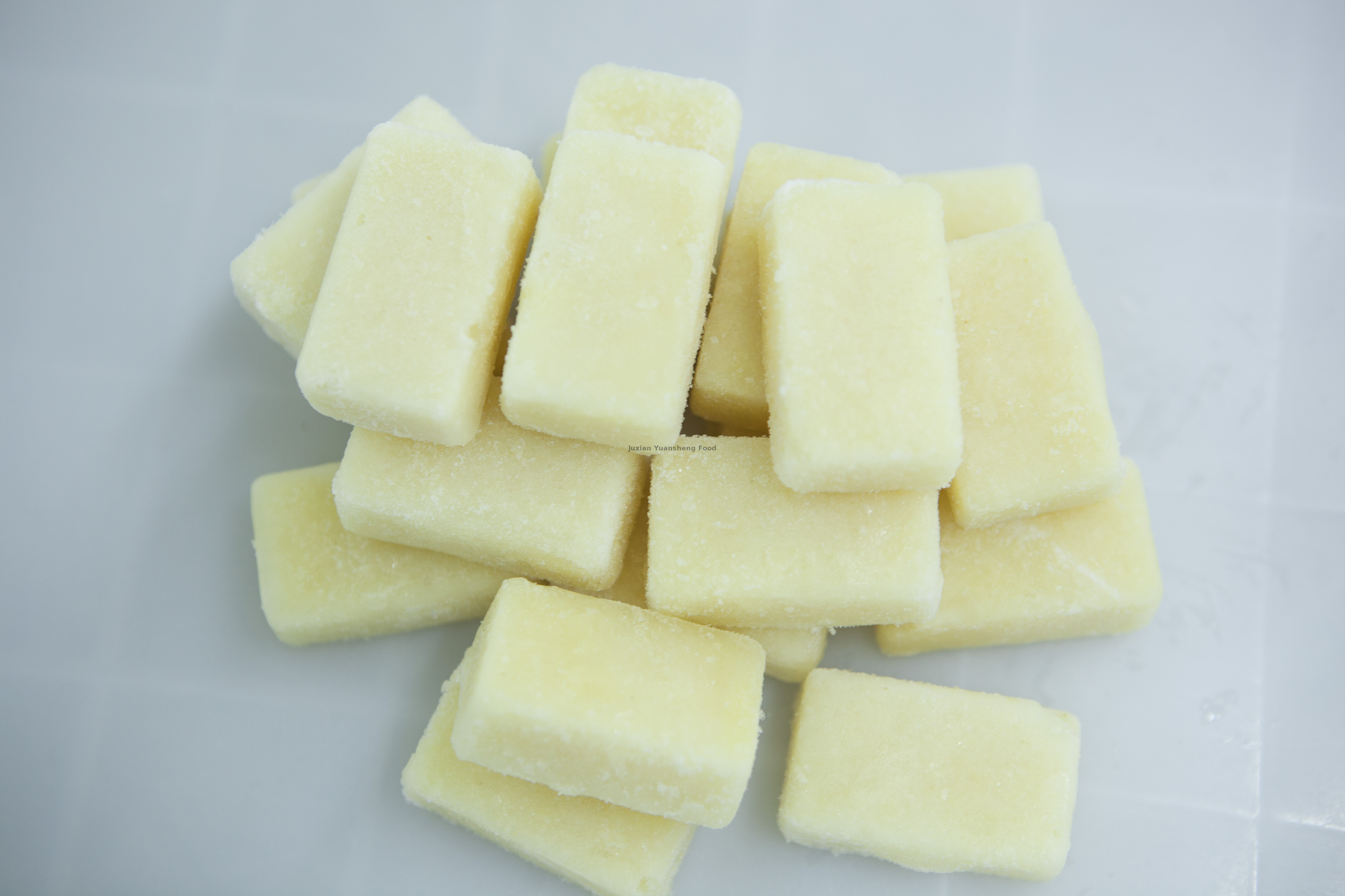 Pellets de pur&eacute; de ajo congelado